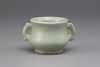 A celadon censer with fish-shaped handles