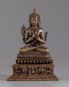 A Nepalese bronze figure of Vairocana