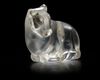 A WESTERN ASIATIC ROCK CRYSTAL RECLINING BULL, CIRCA 2ND CENTURY B.C.