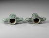 A PAIR OF ROMAN BRONZE CHARIOT FITTINGS, CIRCA 1ST- 2ND CENTURY A.D.
