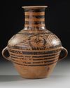 CHINESE PAINTED POTTERY JAR, NEOLITHIC PERIOD, BANSHAN CULTURE, GANSU PROVINCE, 3RD MILLENNIUM BC OR LATER