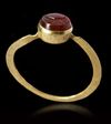 TWO ROMAN GOLD RINGS WITH INTAGLIOS, CIRCA 2ND-3RD CENTURY A.D.