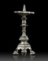 A BYZANTINE BRONZE CANDLESTICK, CIRCA 5TH-6TH CENTURY A.D.