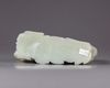 A Chinese white jade 'scholars' boulder