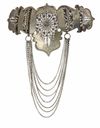 AN OTTOMAN SILVER FILIGREE BELT BUCKLE, TURKEY, 19TH CENTURY