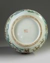 A large Chinese famille rose 'hundred deer' vase
