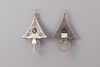 A pair of silver Berber fibulae - Tizerzai -