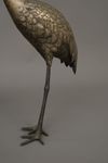 TWO JAPANESE BRONZE CRANES, TAISHO PERIOD (1912-1926)