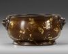 A CHINESE GILT SPLASHED BRONZE CENSER, 19TH CENTURY