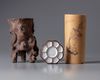 Three Chinese Yixing scholar's objects