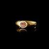 A ROMAN GOLD RING WITH AN INTAGLIO OF A HORSE, 1ST CENTURY AD