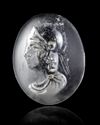 A ROMAN GOLD RING WITH A ROCK CRYSTAL INTAGLIO OF MINERVA, ROMAN, 1ST CENTURY AD