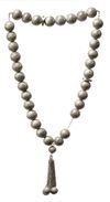 LARGE OTTOMAN SILVER PRAYER BEADS, LATE 19TH CENTURY