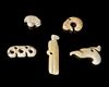 A NEOLITHIC HORN PENDANT WITH FIVE OBJECTS, CHINA