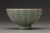 A small Lonquan celadon-glazed fluted bowl