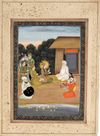 DARA SHIKOH VISITING A HERMIT, MUGHAL INDIA, CIRCA 1790