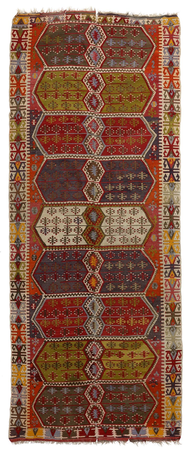 A KELIM MALATYA CARPET, ANATOLIA FIRST HALF 20TH CENTURY