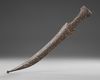 A PERSIAN GILT AND ENGRAVED STEEL DAGGER, ZAND-QAJAR DYNASTY