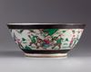 A large Chinese famille rose bowl