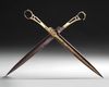 A PAIR OF OTTOMAN DAMASCENED STEEL SCISSORS, TURKEY ,19TH CENTURY