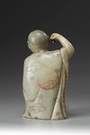 A Soapstone figure of Luohan