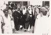 A COLLECTION OF PHOTOGRAPHS OF HIS MAJESTY KING FAISAL BIN ABDUL AZIZ VISITING THE GRAND MOSQUES OF MECCA AND PROPHET MUHAMMAD DURING THE GREAT EXPANSION WORKS, PROBABLY AROUND 1955