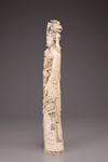 An ivory figure of a standing lady