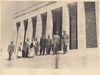 A SET OF CARDBOARD PHOTOS BELONGING TO SHEIKH SALEM BIN MAHFOUZ (FOUNDER OF THE NATIONAL COMMERCIAL BANK IN SAUDI ARABIA) WITH ONE OF THE AL-KAAKI'S FAMILY AND THEIR COMPANIONS DURING THEIR VISIT TO THE ARAB REPUBLIC OF EGYPT IN THE MID-1950s