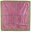 TWO QAJAR PURPLE SILK PANELS, PERSIA