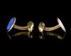 A PAIR OF CUFFLINKS, ENAMELED, FABERGE, GOLD, LIMITED EDITION