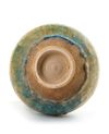 AN IRIDESCENT TURQUOISE BLUE GLAZED POTTERY JUG, KASHAN, 12TH CENTURY