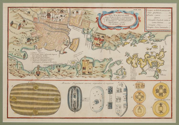 MAP OF NANJASAKI, 18TH CENTURY