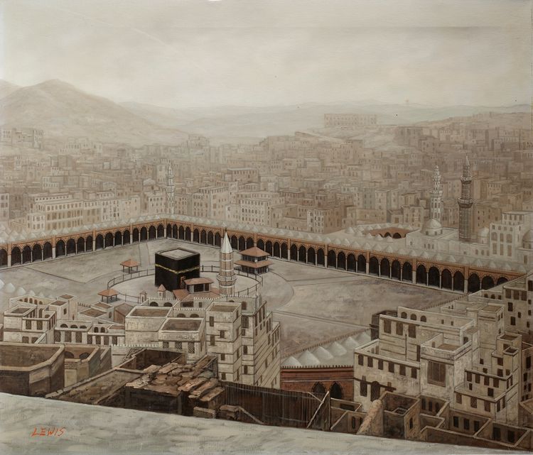 AN ORIENTALIST SCHOOL PAINTING, 20TH CENTURY