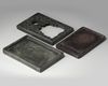 A Chinese inkstone and box