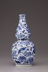 A blue and white porcelain vase