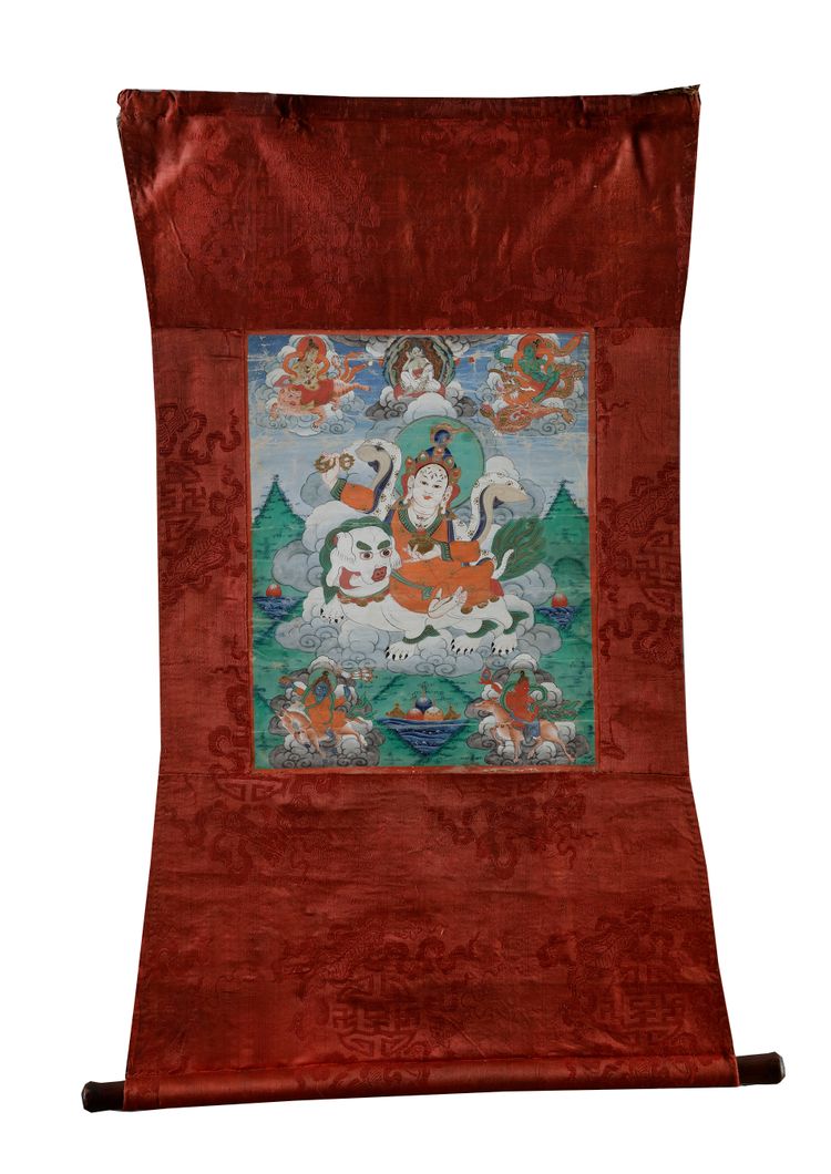 A Mongolian thangka depicting Tashi Tseringma