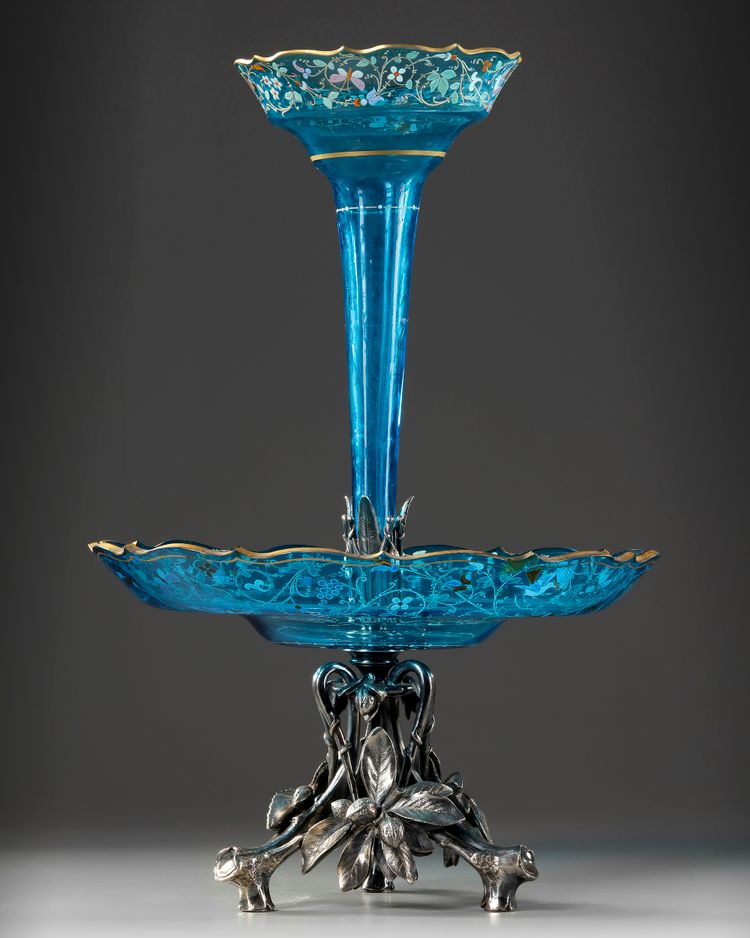 A SOLIFLORE CENTERPIECE, CIRCA 1870