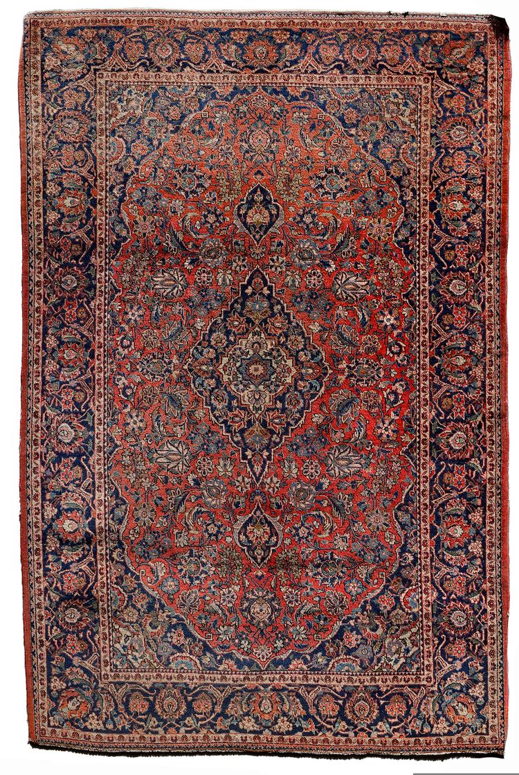 A PERSIAN KHASHAN RUG, CIRCA 1940