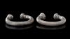 A PAIR OF SILVER BRACELETS, CLASSICAL GREEK PERIOD, 4TH CENTURY BC