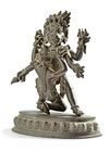 TIBET, FIGURE OF VAJRAPANI WITH SHAKTI.19TH CENTURY: