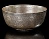 A SAFAVID ENGRAVED COPPER ALLOY BOWL, 17TH CENTURY