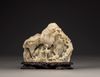 A celadon jade boulder