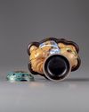 A famille rose 'elephant' incense burner