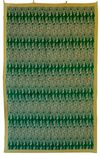 AN OTTOMAN GREEN KAABA KISWA TEXTILE, 19TH-EARLY 20TH CENTURY