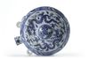 A Chinese Yuan-style blue and white moonflask, baoyueping