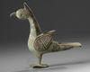 A SELJUK BRONZE BIRD INCENSE BURNER, PERSIA, 12TH CENTURY