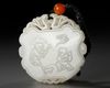 A CHINESE WHITE JADE PLAQUE, 19TH CENTURY