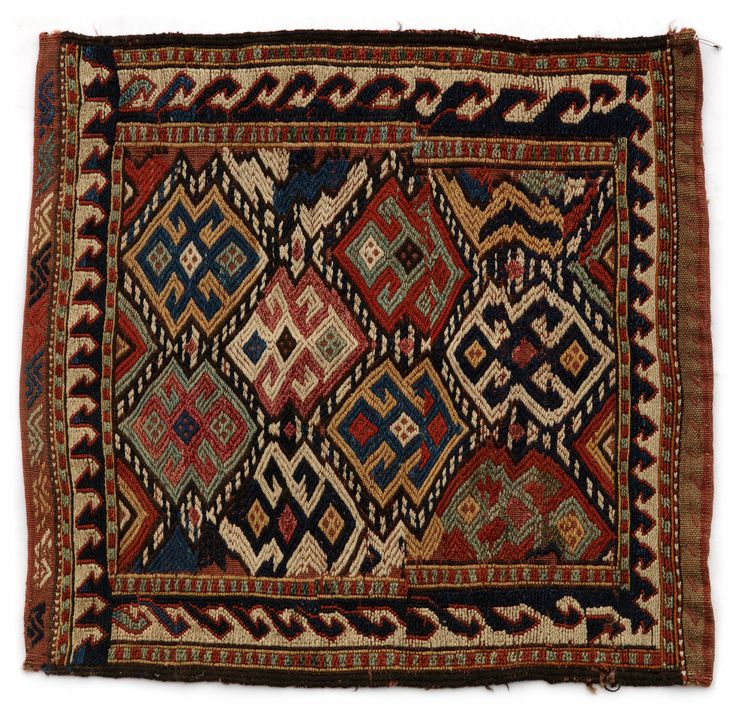 A CECIM SHAHSEVAN BAGFACE, 19TH CENTURY