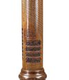 AN EXCEPTIONALLY RARE AND MONUMENTAL OTTOMAN SUNDIAL SENT AS GIFT TO MEDINA, PROBABLY BY SULTAN ABDULHAMID II