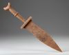 AN IRON PUGLIO OR SHORT DAGGER, ROMAN, 1ST CENTURY AD